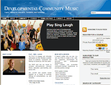 Tablet Screenshot of playsinglaugh.com